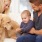 family with dog